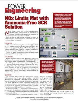NOx Limits Met with Ammonia-Free SCR Solution from Nationwide Boiler Inc.