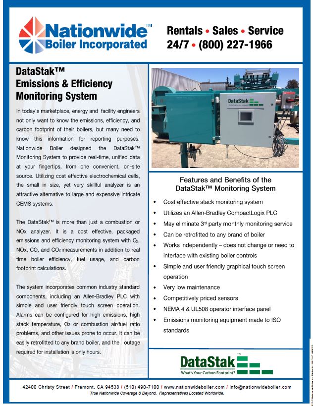 DataStak Emissions and Efficiency Monitoring