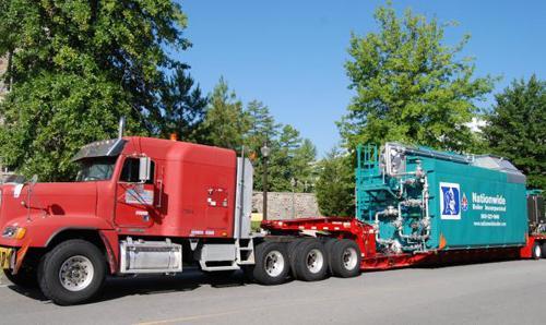 82,500 Trailer-Mounted Boiler Rental - Duke University