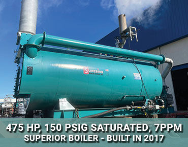 Used 475HP Firetube Boiler