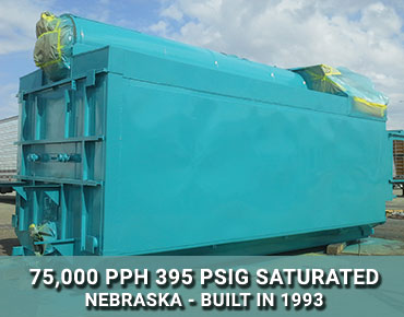 75K Used Indeck Watertube Boiler